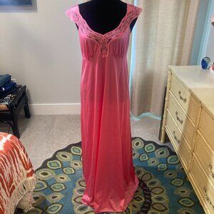 Vintage Bubble Gum Pink Vanity Fair Nightie